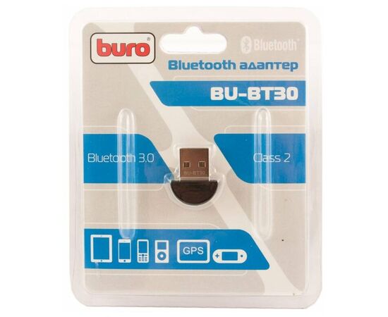 Точка ПК Bluetooth адаптер Buro BU-BT30, черный, изображение 3