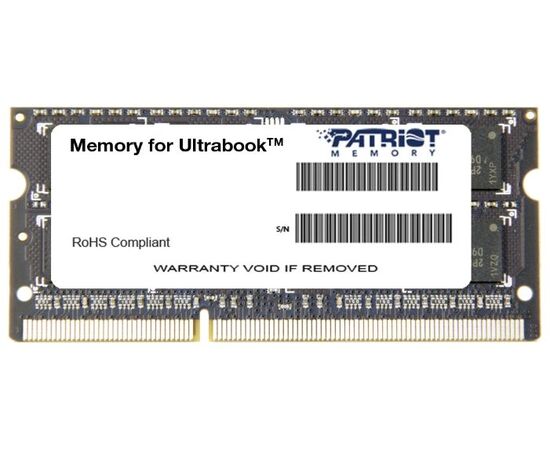 Точка ПК Оперативная память Patriot Memory SL 4 ГБ DDR3L 1333 МГц SODIMM CL9 PSD34G1333L2S, изображение 2