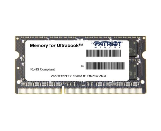 Точка ПК Оперативная память Patriot Memory SL 4 ГБ DDR3L 1333 МГц SODIMM CL9 PSD34G1333L2S