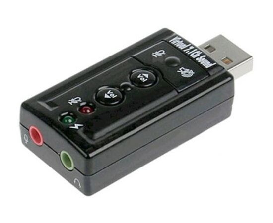 Точка ПК Звуковая карта USB TRAA71 (C-Media CM108) 2.0 ASIA 8C V, изображение 2
