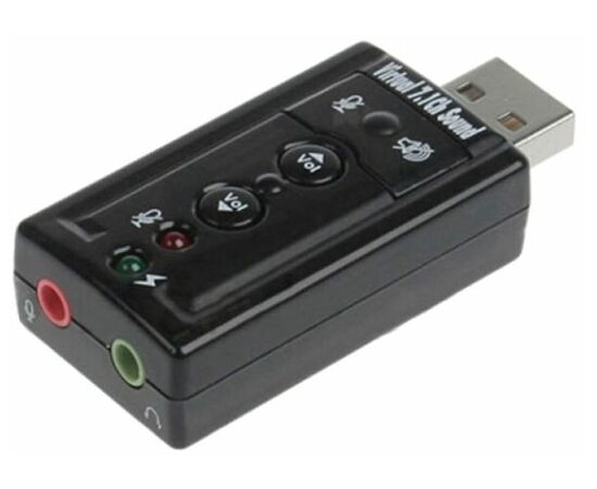 Точка ПК Звуковая карта USB TRAA71 (C-Media CM108) 2.0 ASIA 8C V, изображение 5