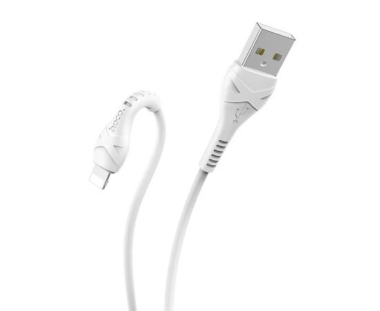Точка ПК Кабель Hoco X37 Cool USB - Apple Lightning 1 м, 1 шт., белый