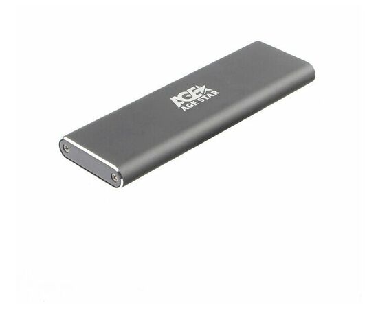 Точка ПК Внешний корпус для SSD AgeStar 31UBNV1C для M.2 NVME (M-key), USB 3.1 Type-C, алюминий, серый, изображение 3
