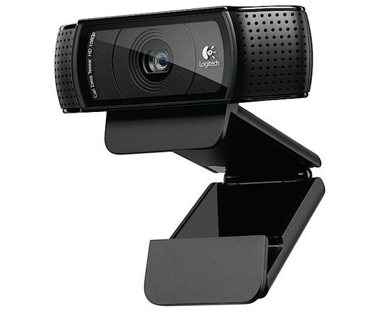Точка ПК Веб-камера Logitech HD Pro Webcam C920, черный