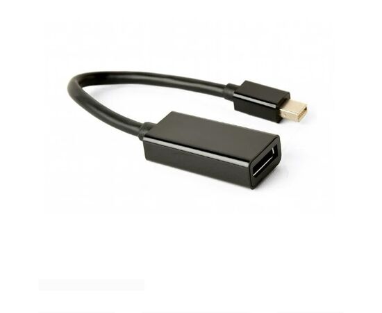 Точка ПК Переходник/адаптер Cablexpert mini DisplayPort - DisplayPort (A-mDPM-DPF4K-01), черный