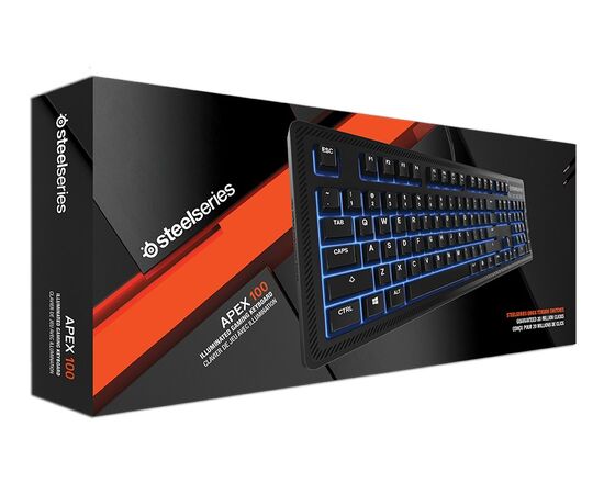 Точка ПК Игровая клавиатура SteelSeries Apex 100, черный, изображение 2