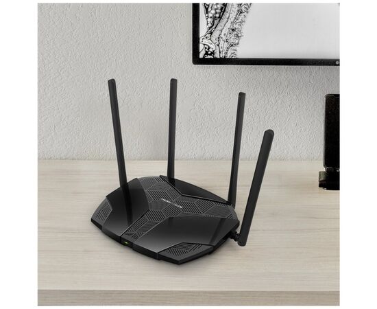 Точка ПК Wi-Fi роутер Mercusys MR70X, черный, изображение 4