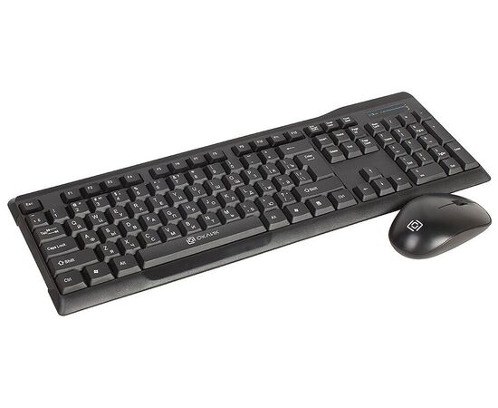 Точка ПК Клавиатура и мышь OKLICK 230M Black USB, изображение 5