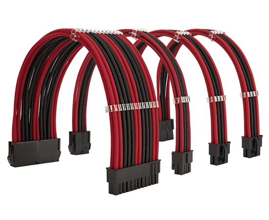 Точка ПК Комплект кабелей-удлинителей для БП FormulaMod NCK2, черный/красный