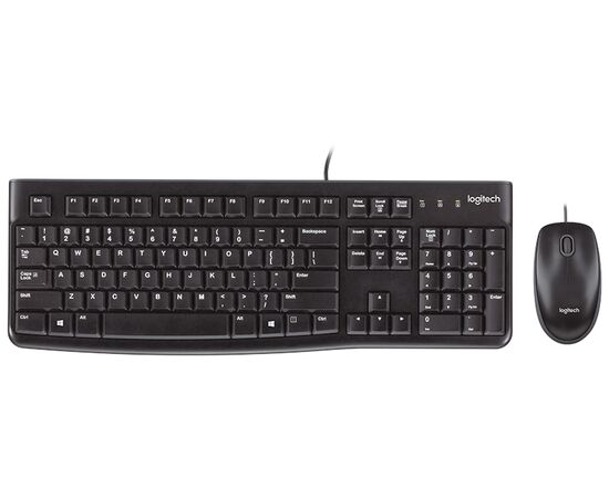 Точка ПК Клавиатура и мышь Logitech Desktop MK120, черный, изображение 6