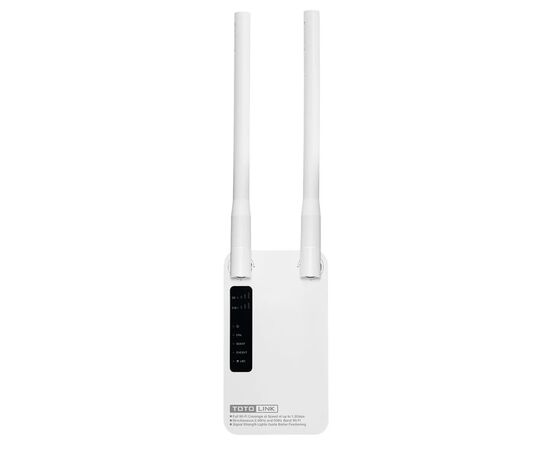 Точка ПК Wi-Fi усилитель сигнала (репитер) TOTOLINK EX1200M, белый