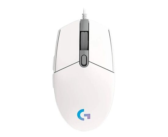 Точка ПК Игровая мышь Logitech G G102 Lightsync, белый