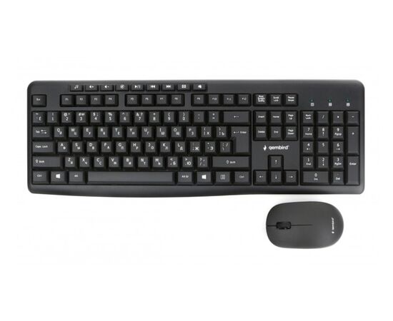 Точка ПК Комплект клавиатура+мышь Gembird KBS-9400, черный