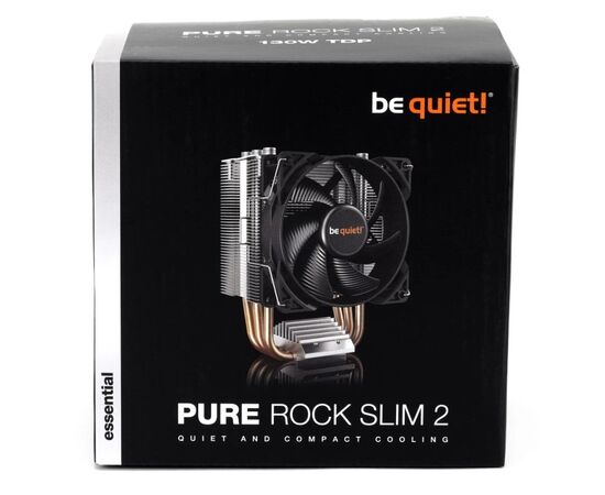 Точка ПК Кулер для процессора be quiet! Pure Rock Slim 2, серебристый/черный (BK030), изображение 2