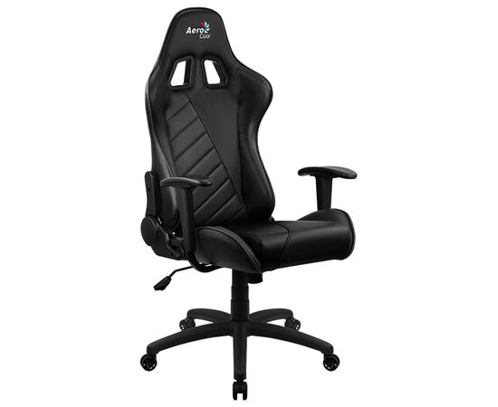 Точка ПК Компьютерное кресло AeroCool AC110 AIR игровое, обивка: искусственная кожа, цвет: черный, изображение 8
