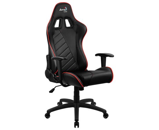 Точка ПК Компьютерное кресло AeroCool AC110 AIR игровое, обивка: искусственная кожа, цвет: черный/красный, изображение 17