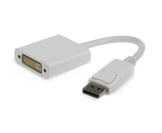Точка ПК Переходник Gembird DisplayPort - DVI A-DPM-DVIF-002-W 20M/19F, белый, пакет