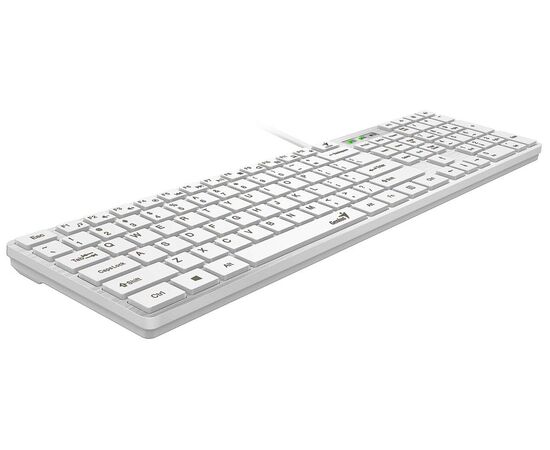Точка ПК Клавиатура Genius SlimStar 126, белый, изображение 8