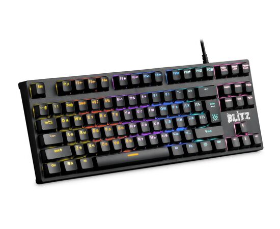 Точка ПК Игровая клавиатура Defender Blitz GK-240L RU Rainbow Black USB, изображение 3