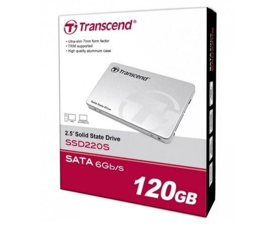 Точка ПК Твердотельный накопитель Transcend SSD220S 120 ГБ SATA TS120GSSD220S, изображение 6