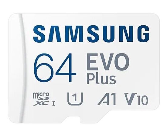 Точка ПК Карта памяти MicroSDXC 64 Гб Samsung EVO Plus , UHS-1, FHD, Cl 10, V10 (MB-MC64KA/RU), изображение 3