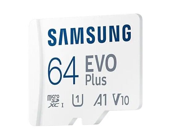 Точка ПК Карта памяти MicroSDXC 64 Гб Samsung EVO Plus , UHS-1, FHD, Cl 10, V10 (MB-MC64KA/RU), изображение 4