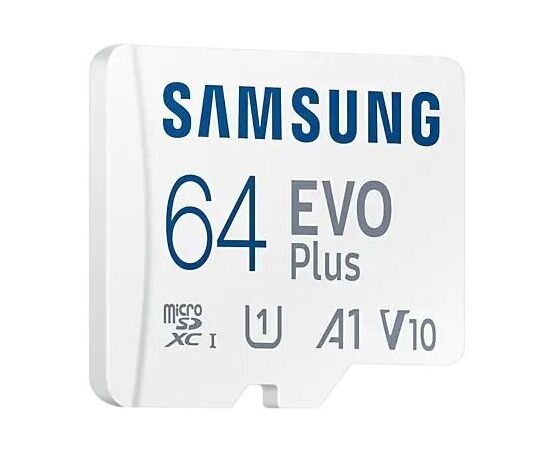 Точка ПК Карта памяти MicroSDXC 64 Гб Samsung EVO Plus , UHS-1, FHD, Cl 10, V10 (MB-MC64KA/RU), изображение 2