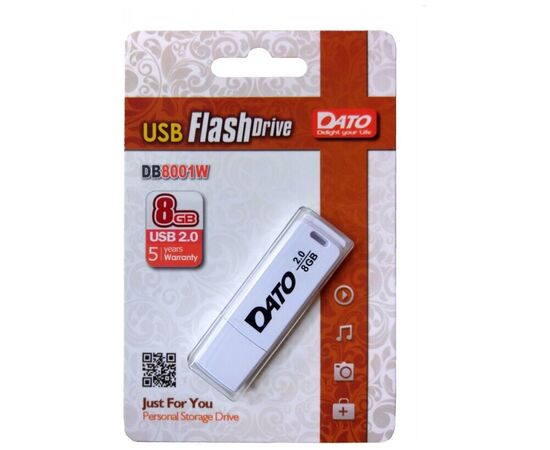 Точка ПК Флешка DATO DB8001 32 GB, белый, изображение 2