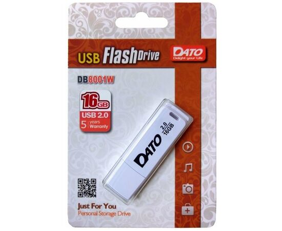 Точка ПК Флешка DATO DB8001 32 GB, белый, изображение 9