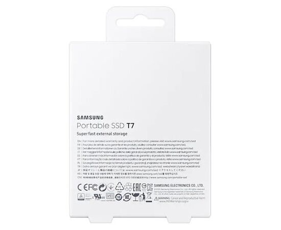 Точка ПК Внешний SSD Samsung T7 1 ТБ, USB 3.2 Gen 2 Type-C, синий (MU-PC1T0H), изображение 12