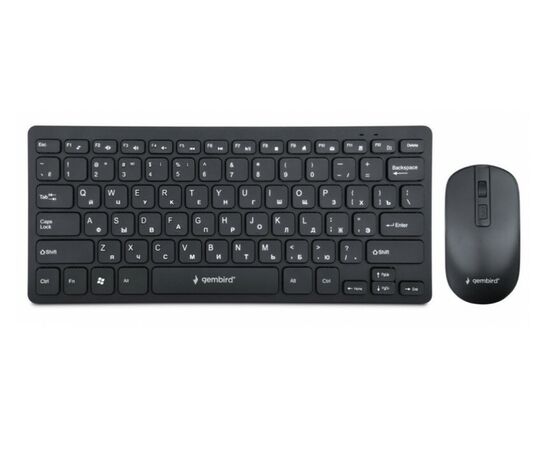 Точка ПК Клавиатура и мышь Gembird KBS-9100, черный, изображение 2