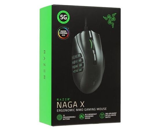 Точка ПК Игровая мышь Razer Naga X, черный, изображение 10
