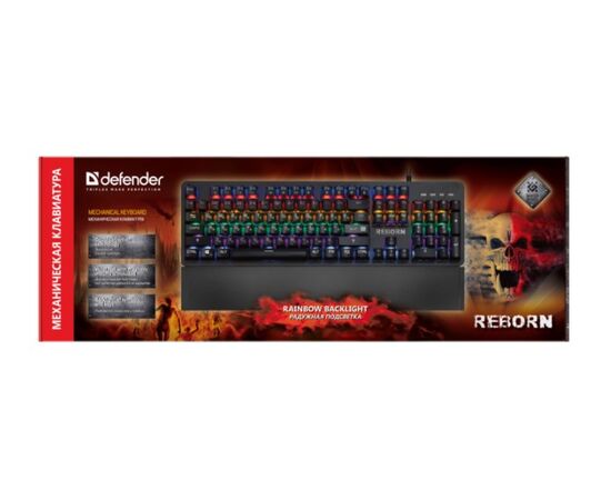 Точка ПК Игровая клавиатура Defender Reborn GK-165DL, изображение 4