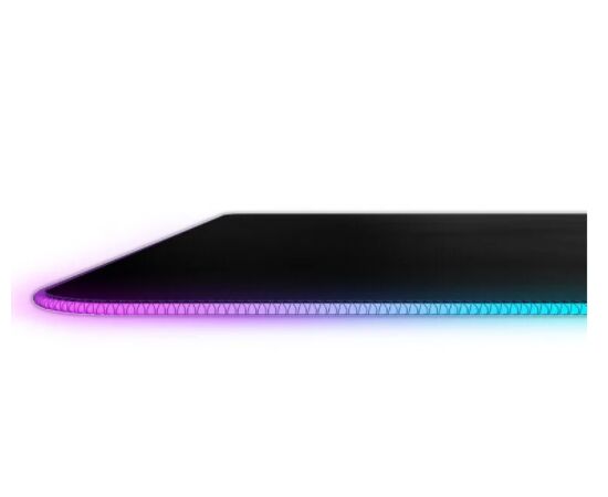 Точка ПК Игровой коврик для мыши Steelseries QcK Prism Cloth 3XL, RGB подсветка, черный, 1220x590x4мм, изображение 3