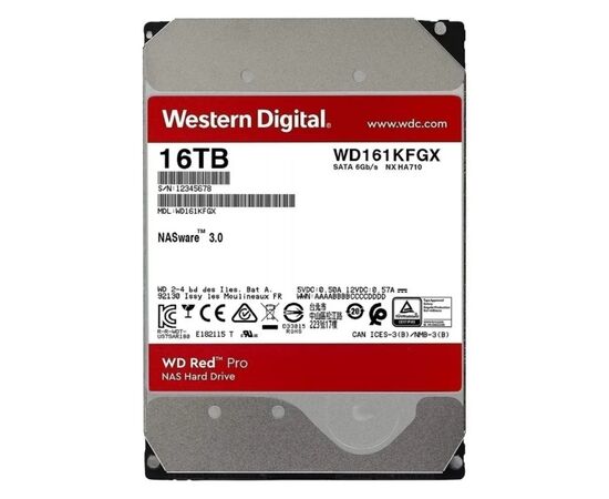 Точка ПК Жесткий диск Western Digital WD Red Pro 16 ТБ WD161KFGX