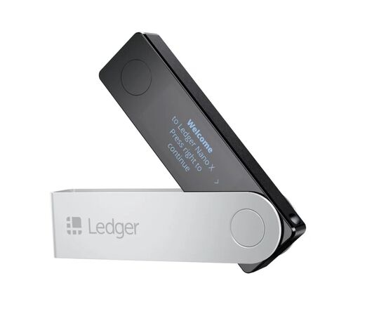 Точка ПК Аппаратный криптокошелек Ledger Nano X, черный
