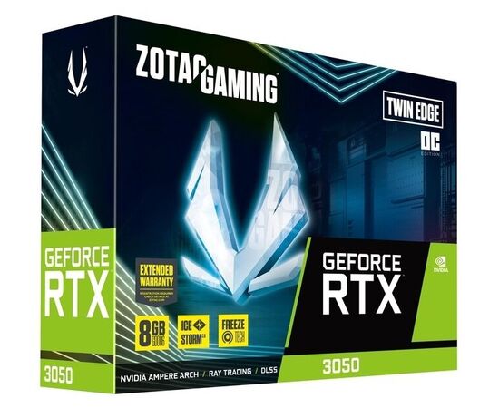 Точка ПК Видеокарта ZOTAC Gaming GeForce RTX 3050 Twin Edge OC 8GB ZT-A30500H-10M, изображение 7