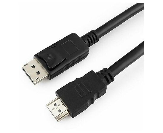 Точка ПК Кабель DisplayPort->HDMI Cablexpert CC-DP-HDMI-5M, 5м, 20M/19M, черный, изображение 2