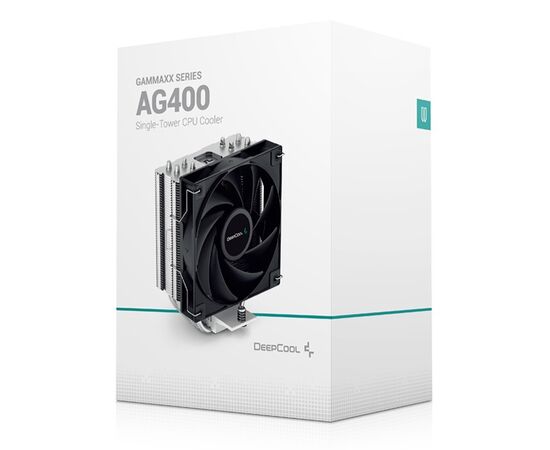Точка ПК Кулер для процессора DEEPCOOL AG400, серебристый/черный, изображение 6