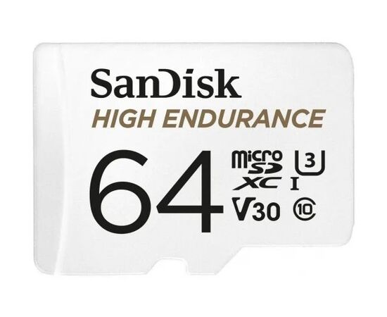 Точка ПК Карта памяти SanDisk microSDXC 64 ГБ Class 10, R/W 100/40 МБ/с, адаптер на SD (SDSQQNR-064G-GN6IA)