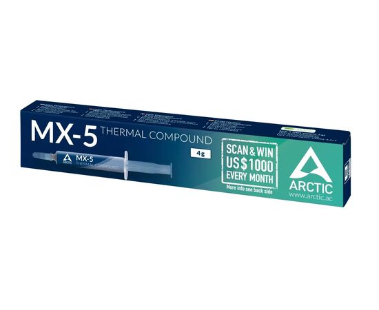 Точка ПК Термопаста Arctic MX-5 4г (ACTCP00045A), изображение 2