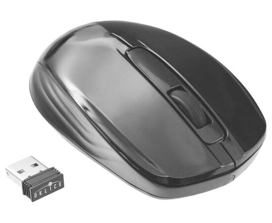 Точка ПК Беспроводная мышь OKLICK 475MW Black USB, изображение 5