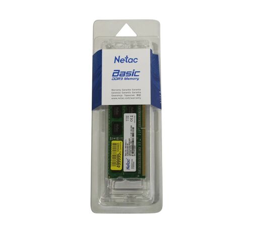 Точка ПК Оперативная память Netac Basics 8 ГБ DDR3L 1600 МГц SODIMM CL11 NTBSD3N16SP-08