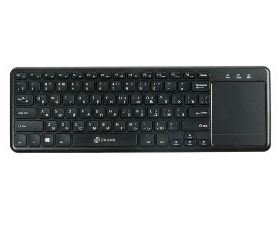 Точка ПК Беспроводная клавиатура OKLICK 830ST Black USB