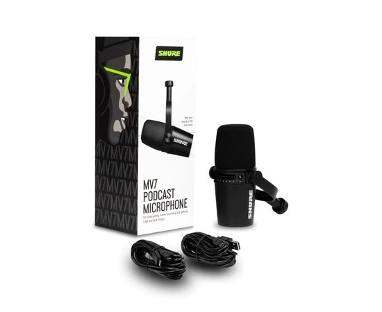 Точка ПК Микрофон для подкастов Shure MOTIV MV7 чёрный, изображение 5