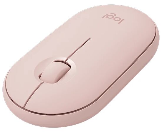 Точка ПК Беспроводная мышь Logitech Pebble M350, розовый, изображение 3