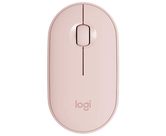 Точка ПК Беспроводная мышь Logitech Pebble M350, розовый