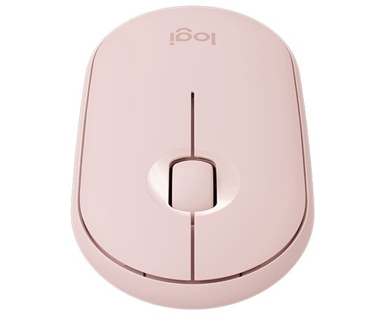 Точка ПК Беспроводная мышь Logitech Pebble M350, розовый, изображение 15