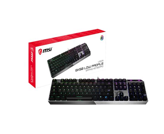 Точка ПК Игровая клавиатура MSI Vigor GK50 Low Profile, изображение 4