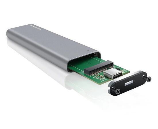 Точка ПК Внешний бокс USB-3.1 to PCI-E для NGFF M.2 SSD M.2 key SHL-R320 черный (M.2 SATA Only), изображение 2